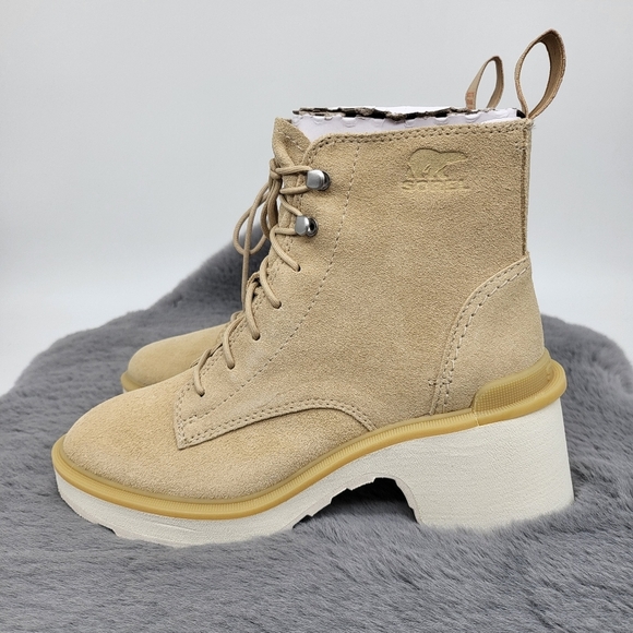 New Sorel Hi-Line Waterproof Lace-Up Boot Women's Size 8 - Picture 2 of 7